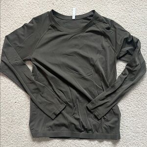 Athleta Dark Gray Long Sleeve Top